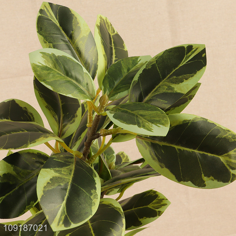 Top quality 2heads fake leaf plant artificial tree branches for home decor