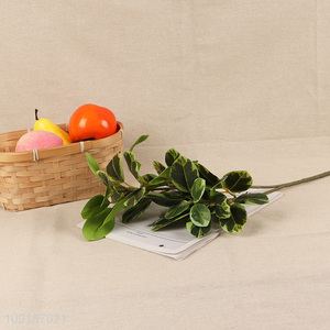 Top quality 2heads fake leaf plant artificial tree branches for home decor