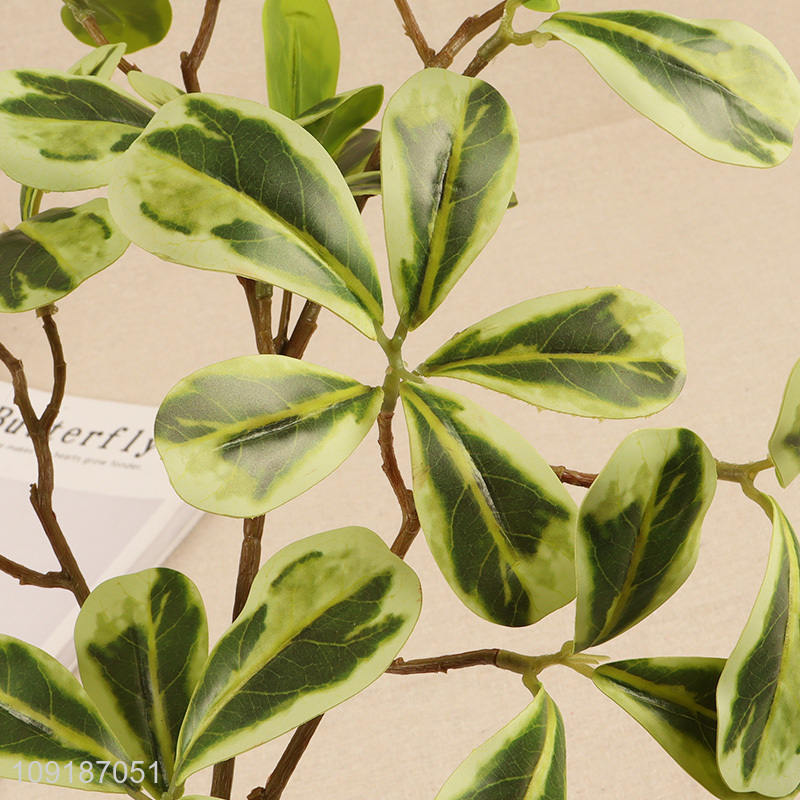 Good sale green fake leaf plant artificial tree branches wholesale
