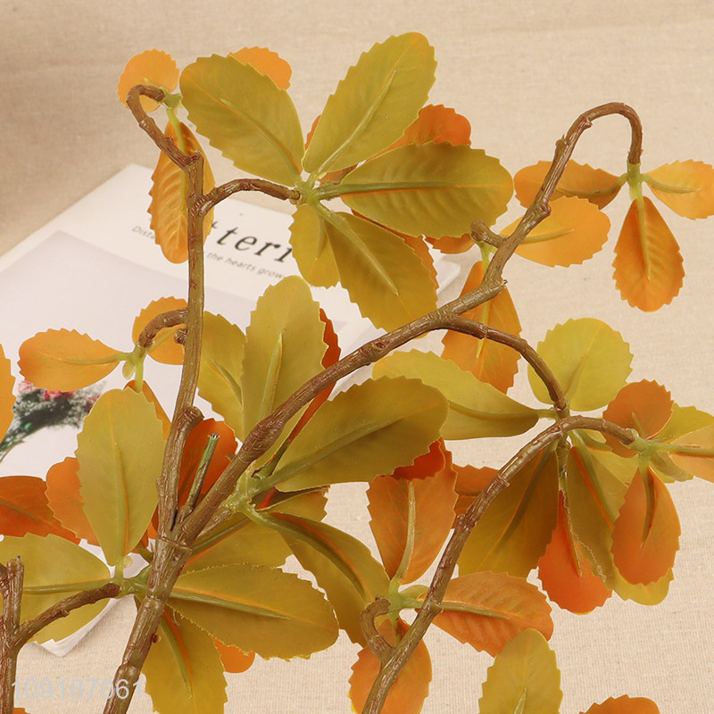 Yiwu market home decor fake leaf plant artificial tree branches