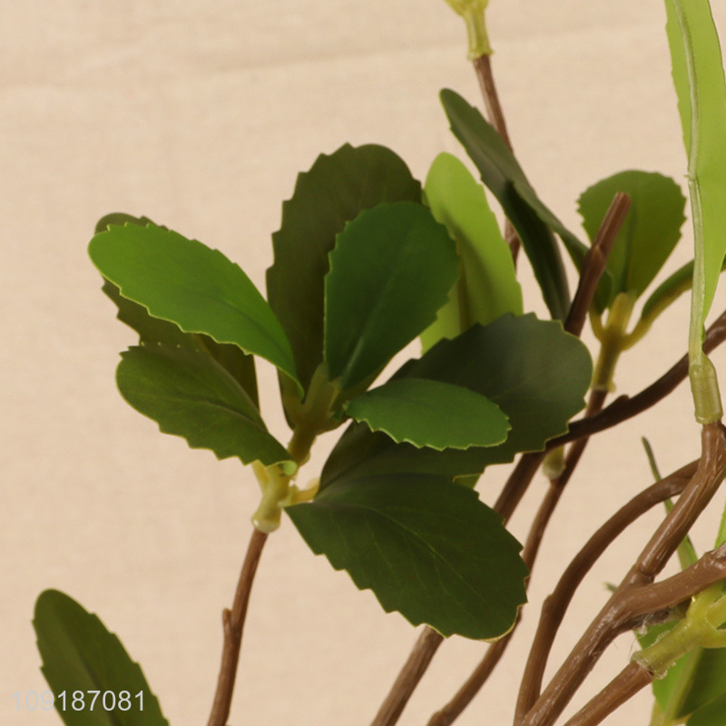 Top sale fake green leaf plant artificial tree branches