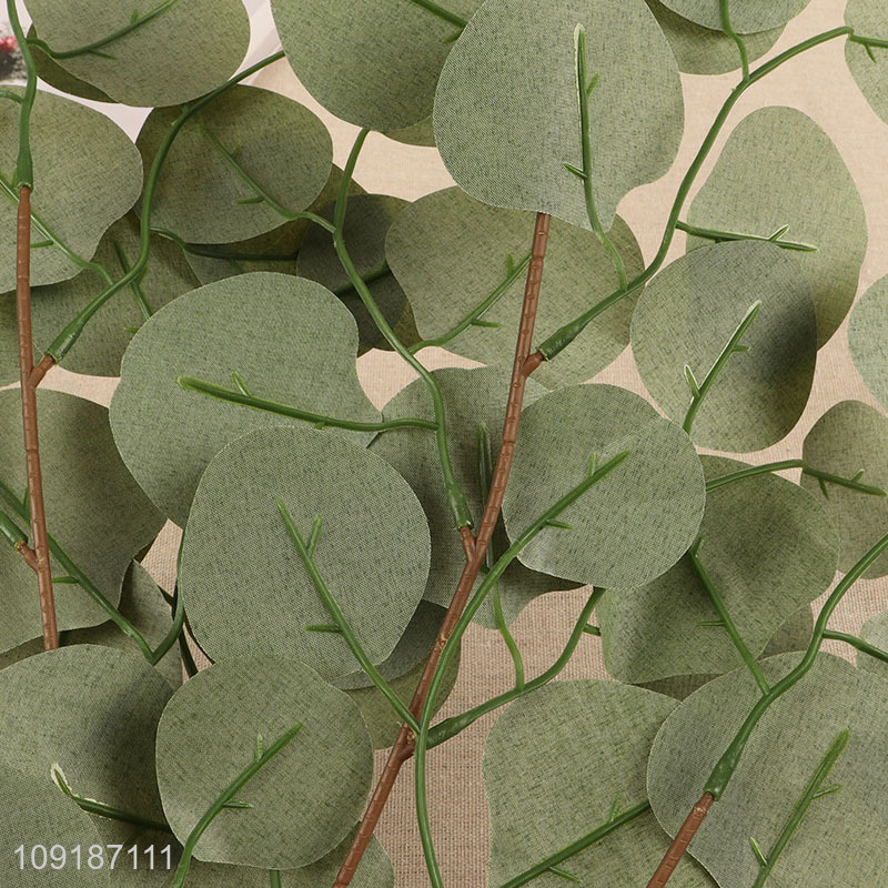 Top sale fake green leaf plant artificial tree branches wholesale