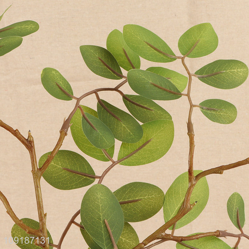 Hot selling living room decor fake leaf plant artificial tree branches wholesale
