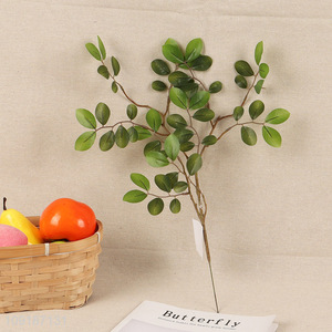 Hot selling living room decor fake leaf plant artificial tree branches wholesale