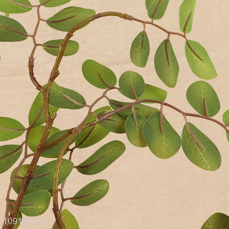 Top selling home decor fake leaf plant artificial tree branches wholesale
