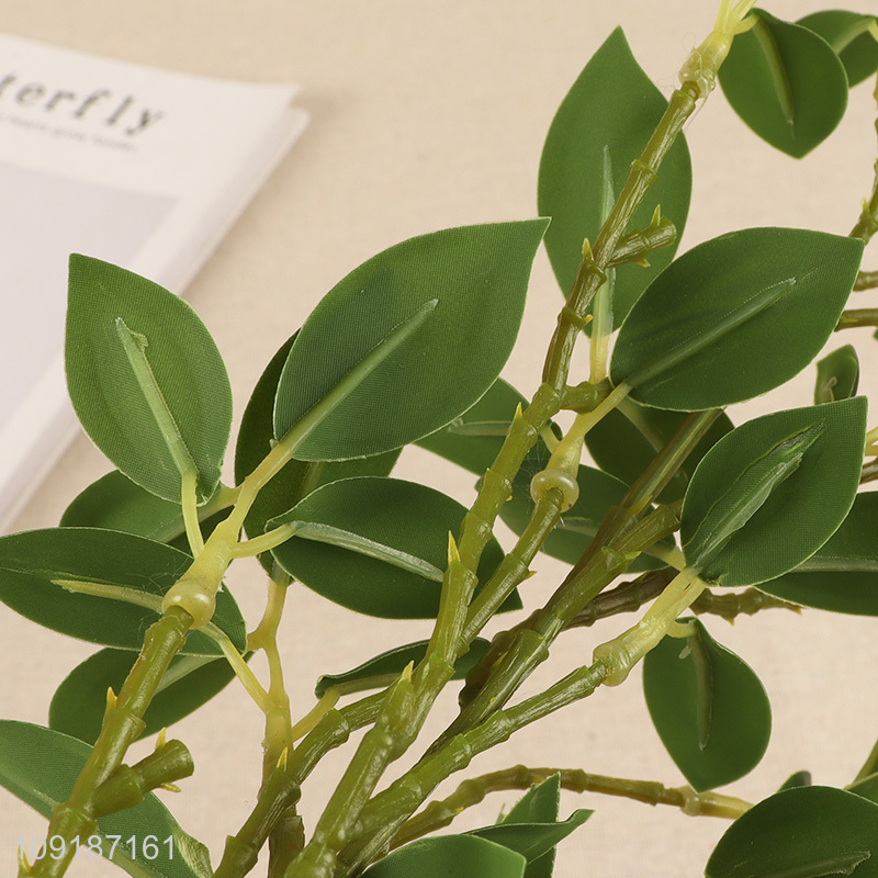 Best quality fake green leaf plant artificial tree branches for sale