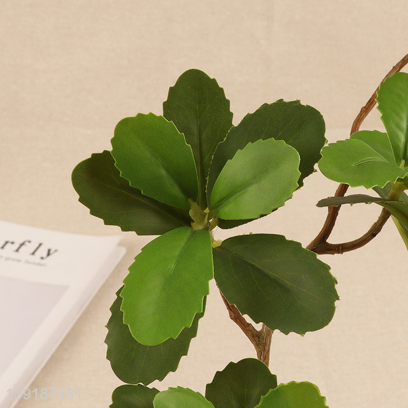 Most popular home deceor fake leaf plant artificial tree branches for sale
