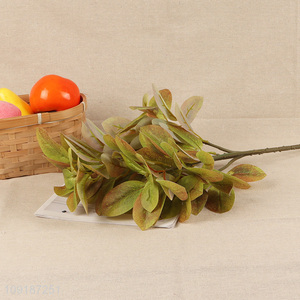 Best price home decor artificial tree branches fake coral leaves