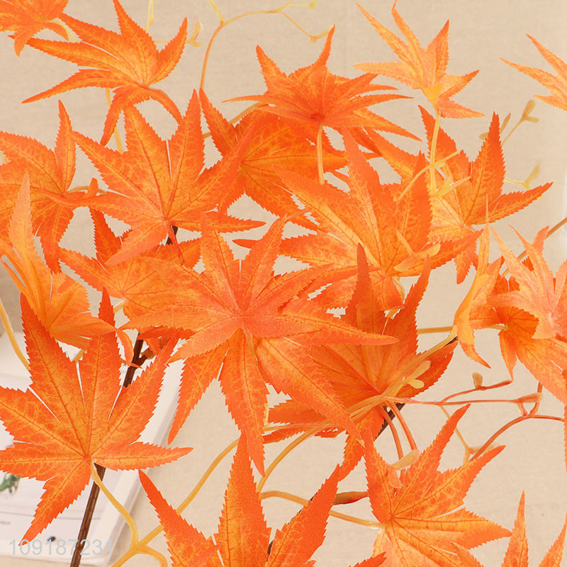 Good selling fake maple leaves artificial tree branches wholesale