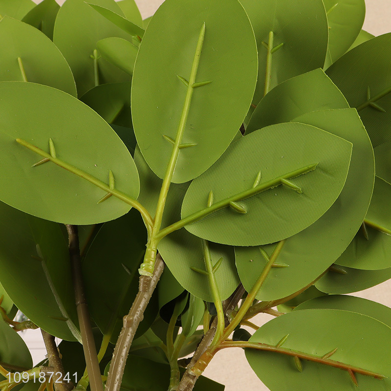 Good quality green coral leaf artificial tree branches for sale