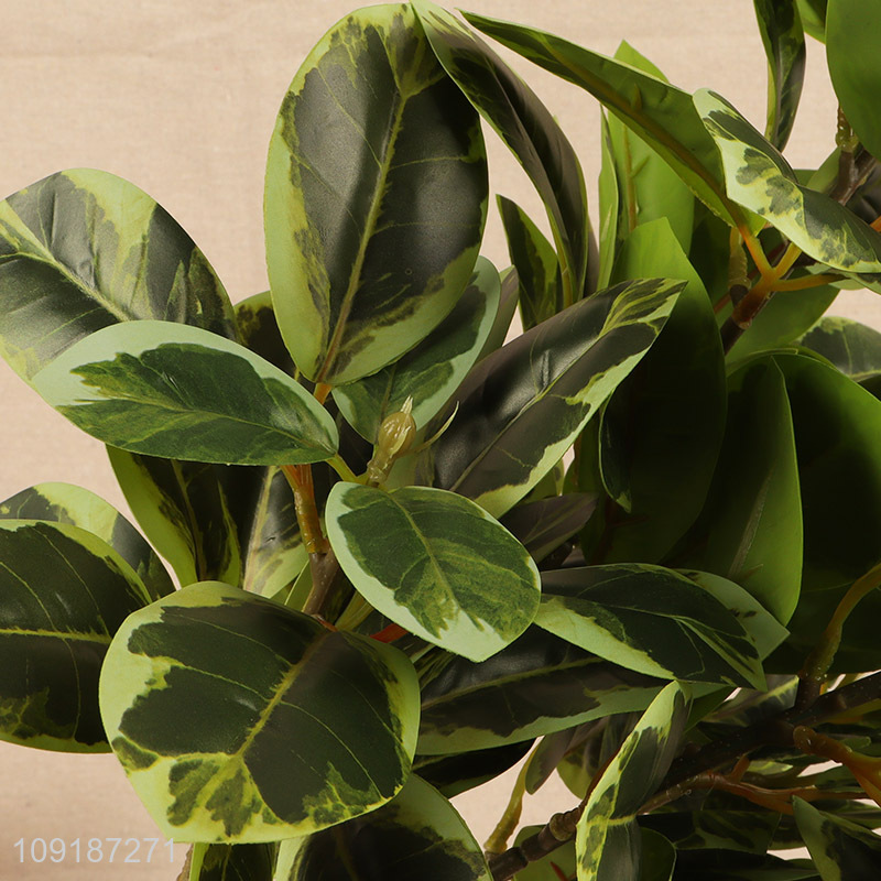 Good sale 5heads artificial tree branches fake coral leaves for decoration