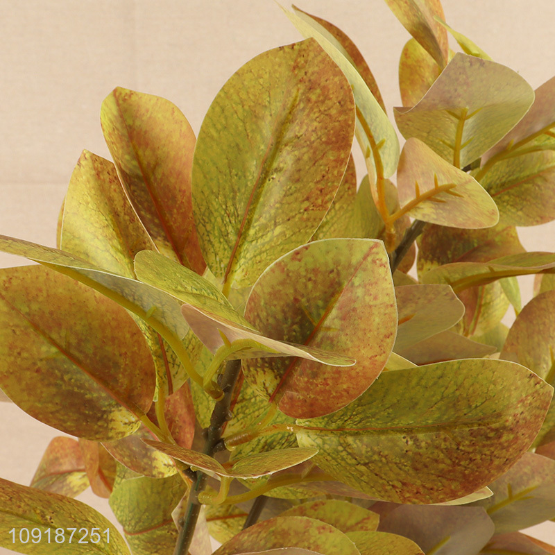 Best price home decor artificial tree branches fake coral leaves