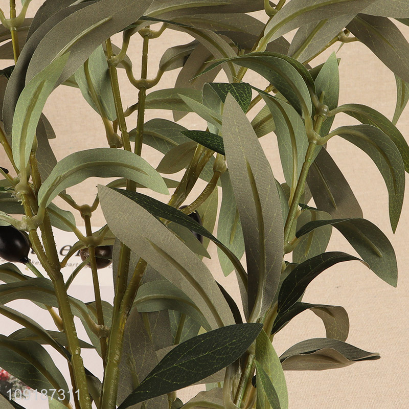 Factory wholesale home decor artificial tree branches fake leaves