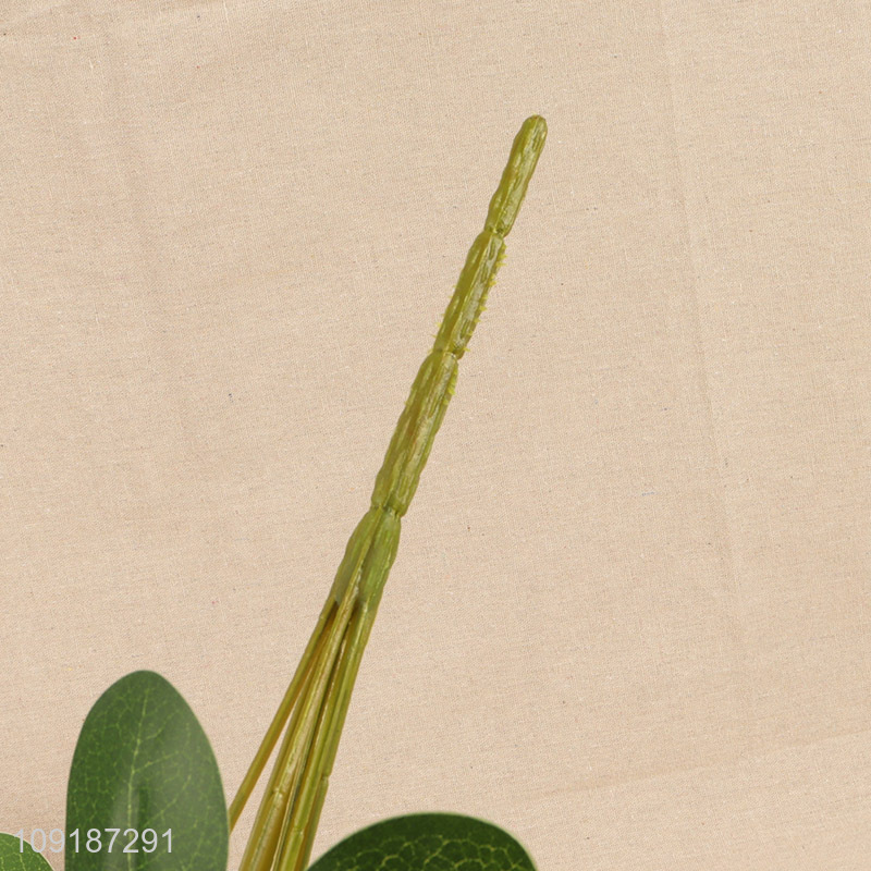 Popular products green artificial tree branches fake leaves for living room decor