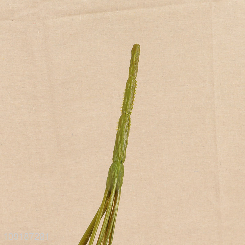 Yiwu market green artificial tree branches fake leaves for home decor