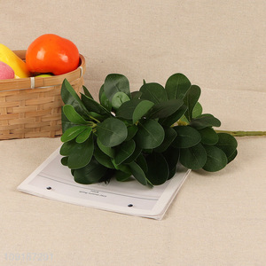 Popular products green artificial tree branches fake leaves for living room decor