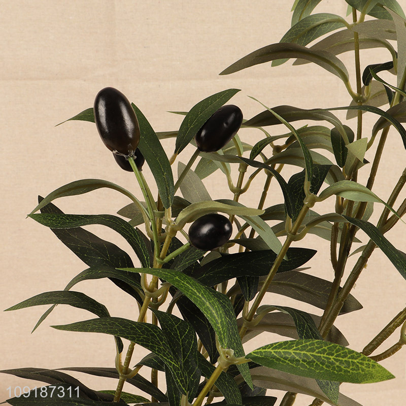 Factory wholesale home decor artificial tree branches fake leaves