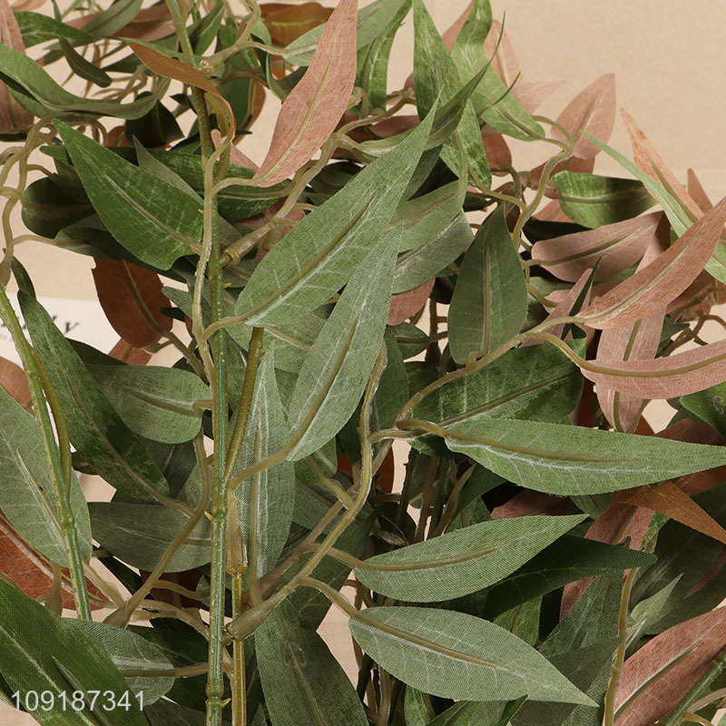 China wholesale natural artificial tree branches fake leaves for home decor