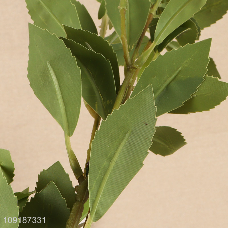 China factory home decor artificial tree branches fake leaves