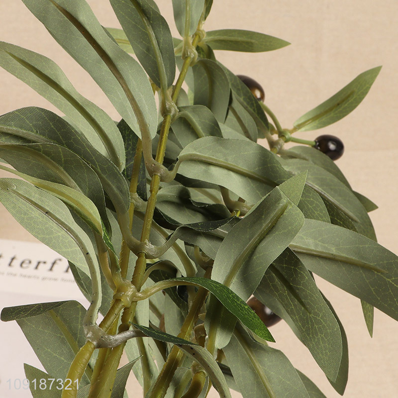 Popular products living room decor artificial tree branches fake leaves for sale