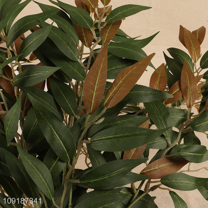 China wholesale natural artificial tree branches fake leaves for home decor