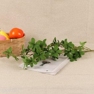 Factory direct sale green artificial tree branches fake leaves wholesale