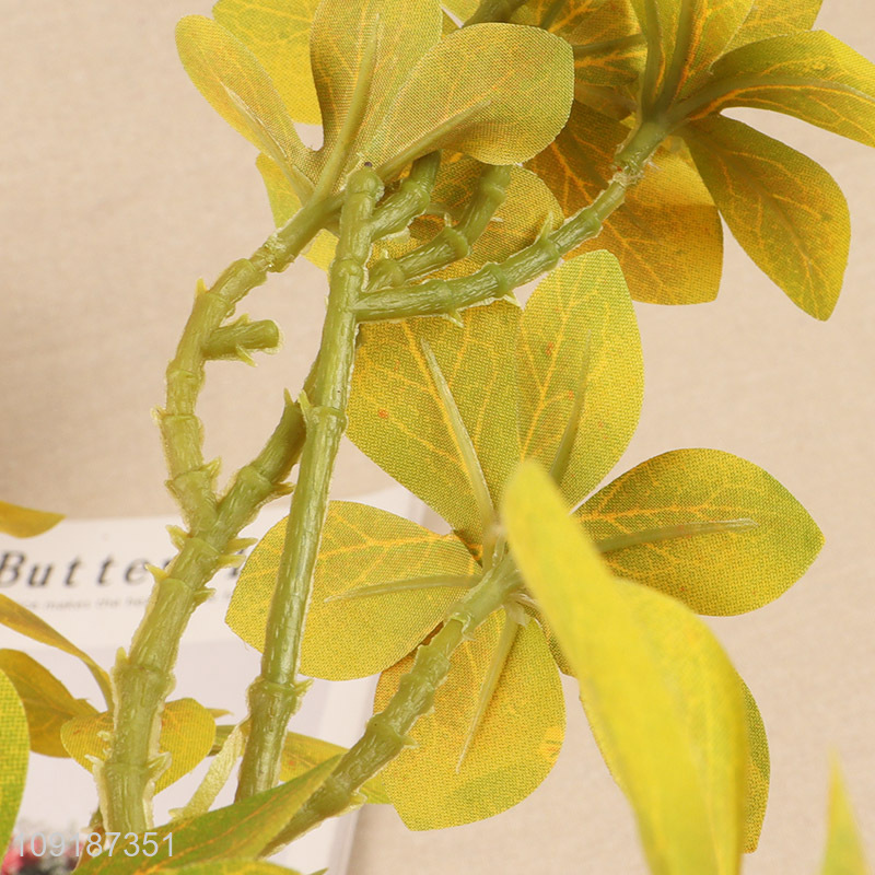 Low price living room decor artificial tree branches fake leaves