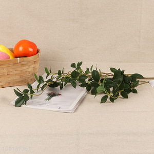 Top selling natural green artificial tree branches fake leaves