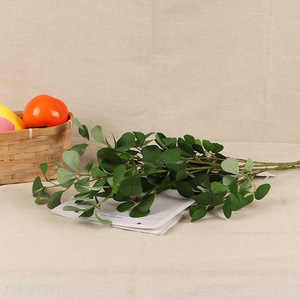 China products green artificial tree branches fake leaves for sale