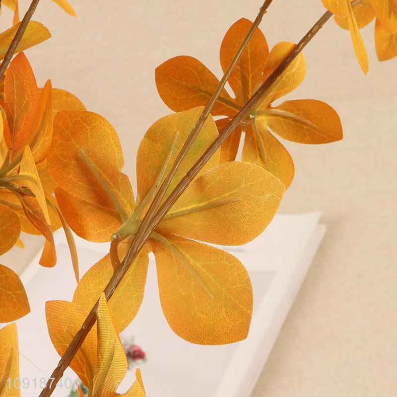 Top selling home decor artificial tree branches fake leaves wholesale