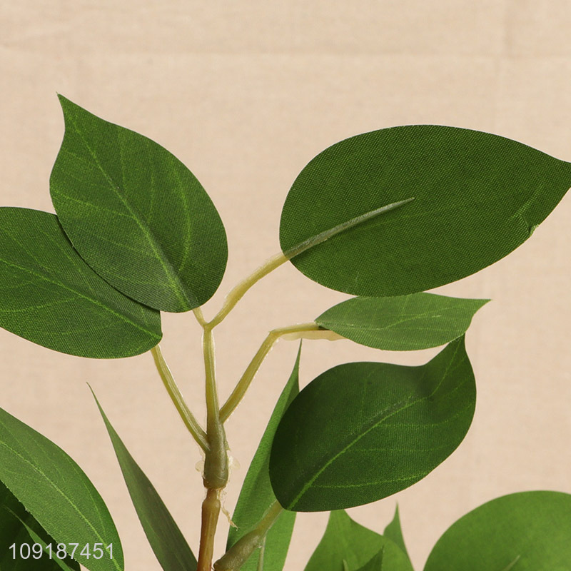 Top quality living room decorative artificial tree branches fake leaves for sale