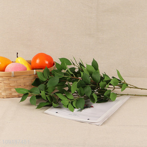 Top quality living room decorative artificial tree branches fake leaves for sale