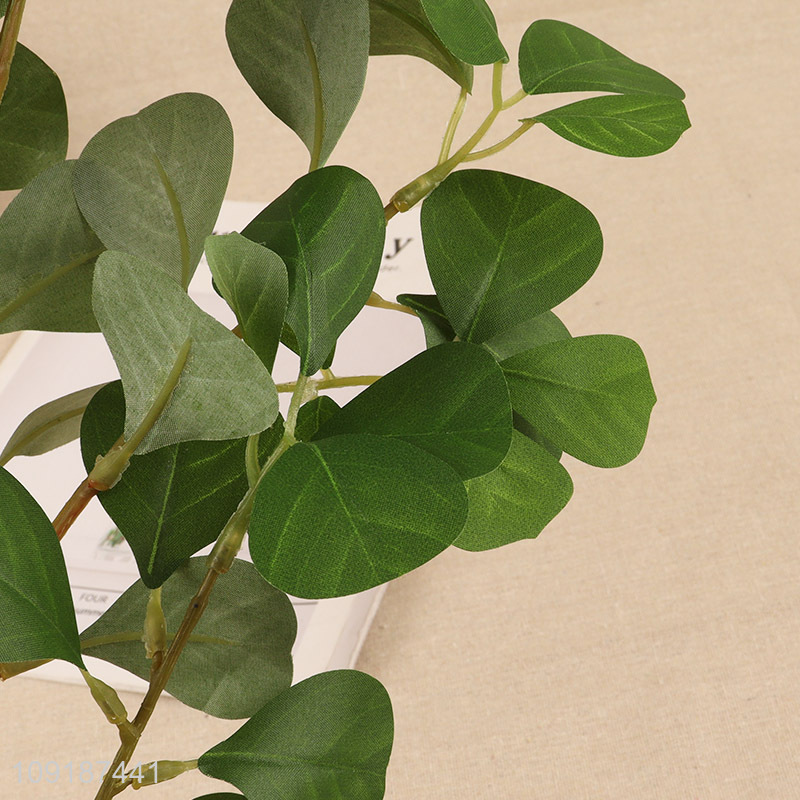 China wholesale artificial tree branches fake leaves for home decor