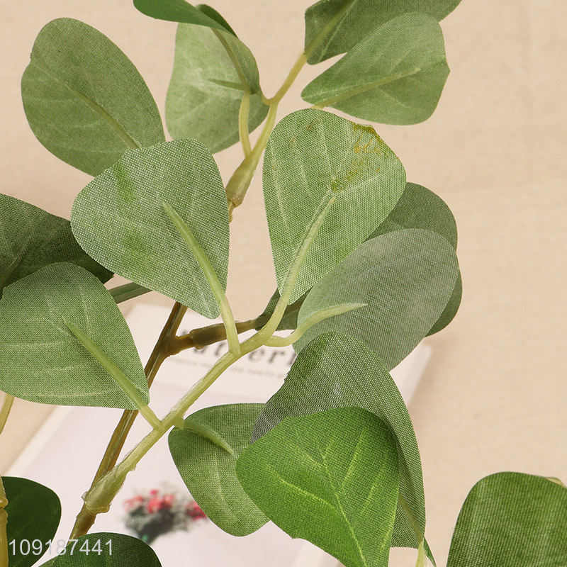 China wholesale artificial tree branches fake leaves for home decor