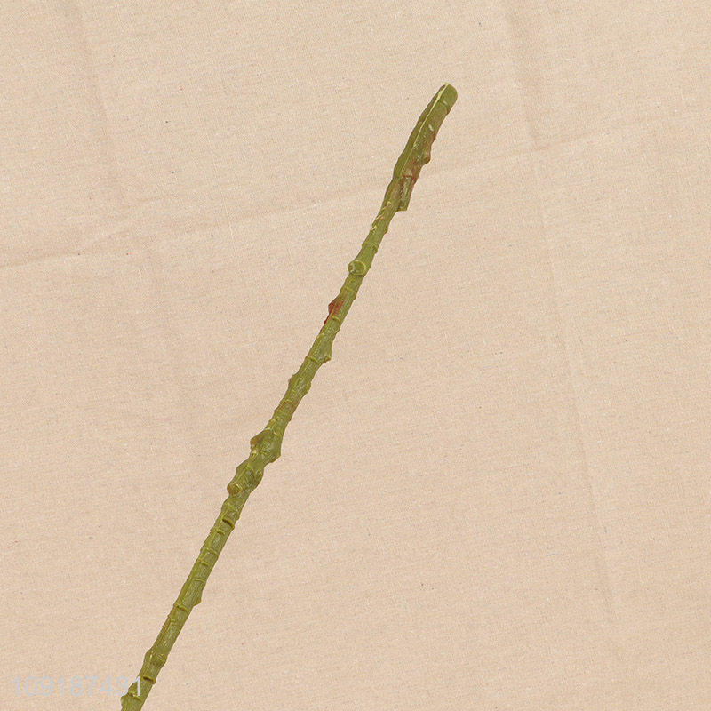 Low price green artificial tree branches fake leaves for home decor