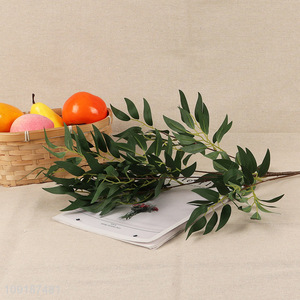 Yiwu market natural artificial tree branches fake leaves for sale