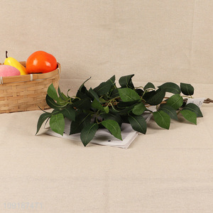 New style green artificial tree branches fake leaves for home decor