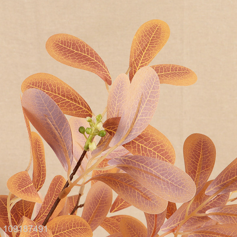 Good selling home decor artificial tree branches fake leaves wholesale