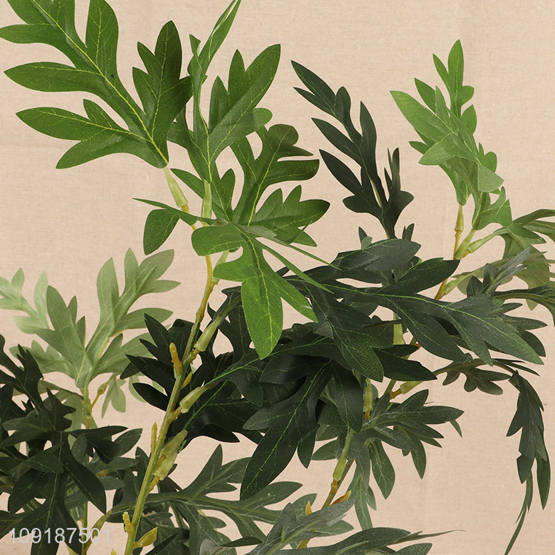 China products natural green artificial tree branches fake leaves for sale