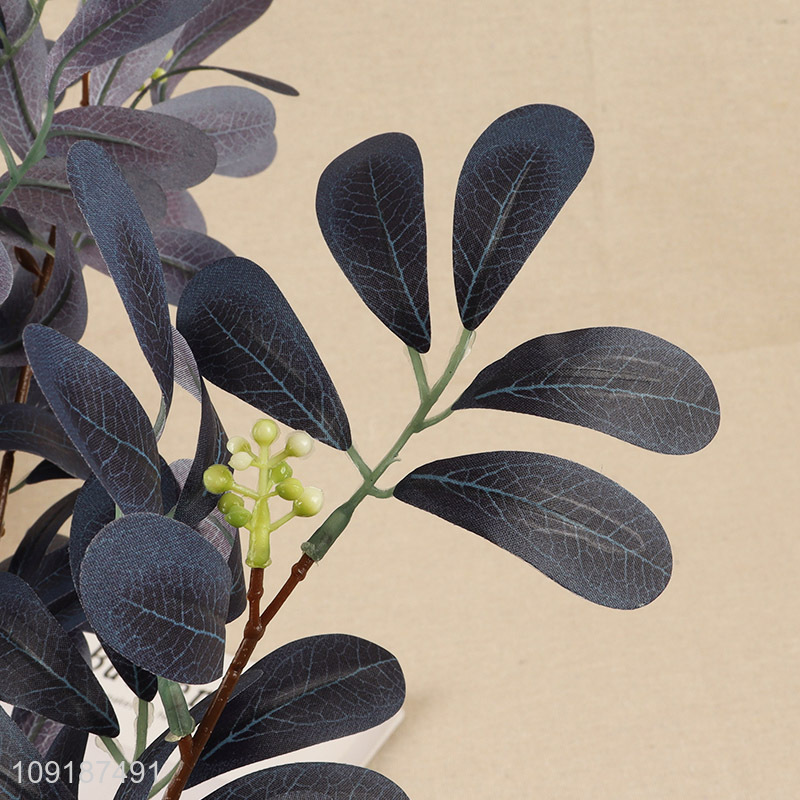 Good selling home decor artificial tree branches fake leaves wholesale