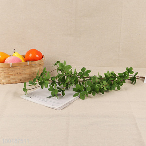 Latest products green artificial tree branches fake leaves for home decor