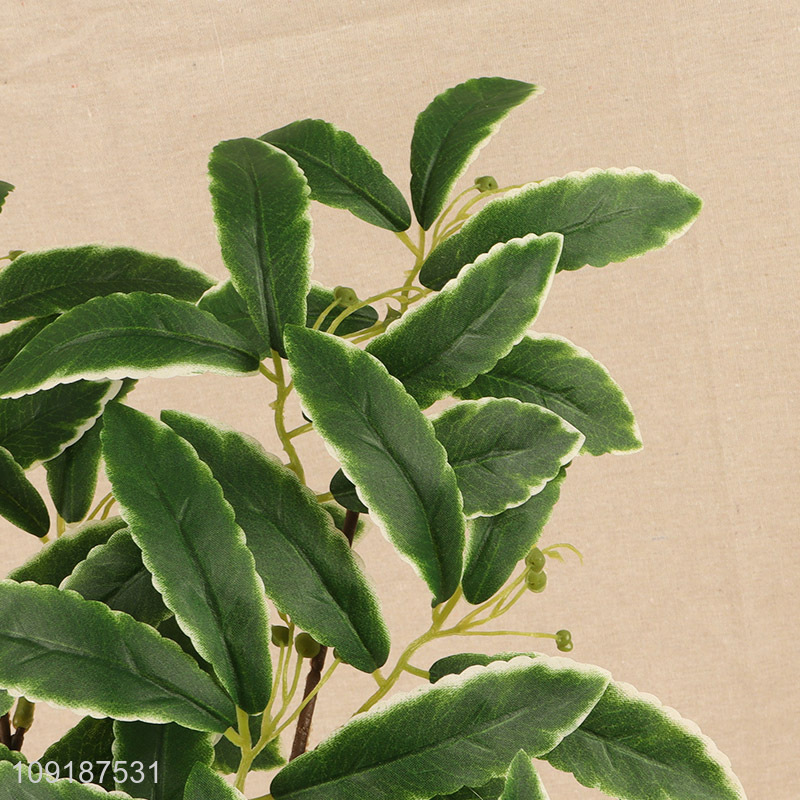 Good selling natural artificial tree branches fake leaves wholesale