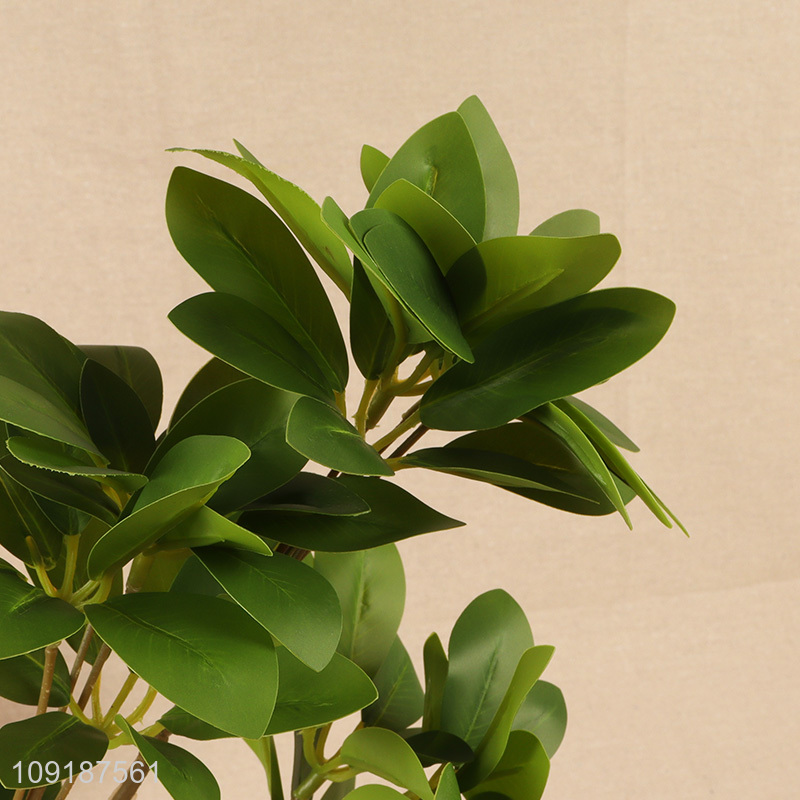 Factory supply home decor artificial tree branches fake leaves for sale