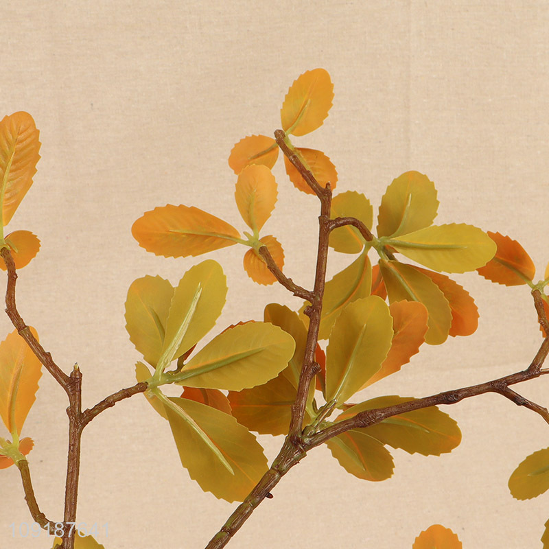 Top products natural home decor artificial tree branches fake leaves for sale
