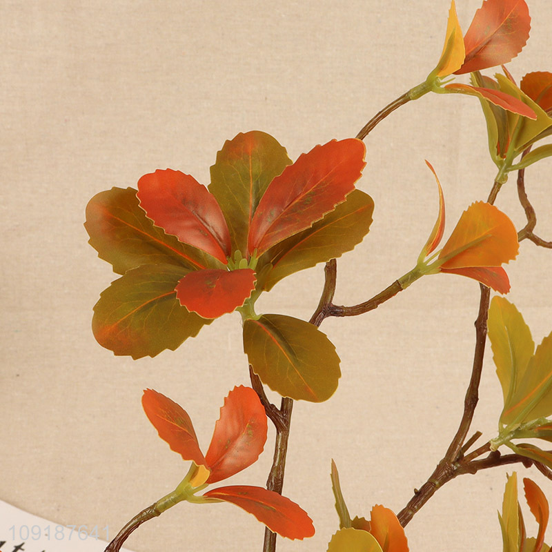 Top products natural home decor artificial tree branches fake leaves for sale