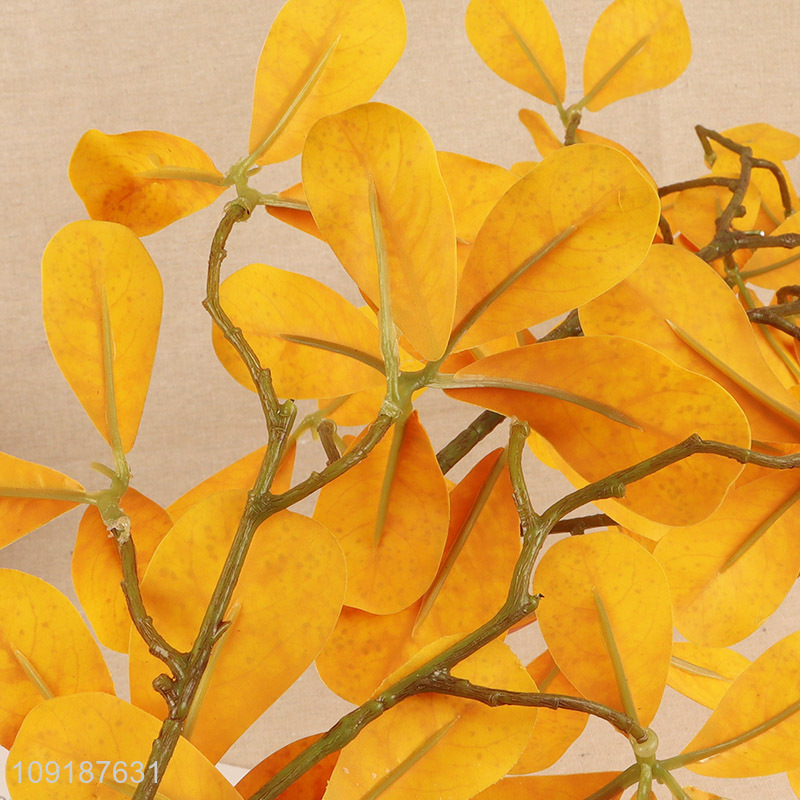 China products natural artificial tree branches fake leaves for sale