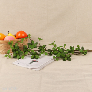 China wholesale green natural artificial tree branches fake leaves
