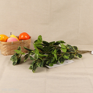 Most popular green artificial tree branches fake leaves for home decor