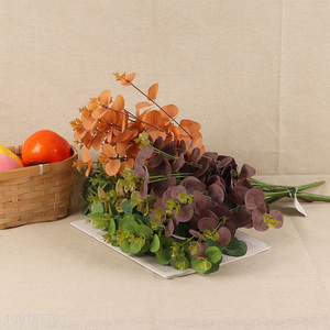 Best sale indoor decoration artificial tree branches fake leaves wholesale