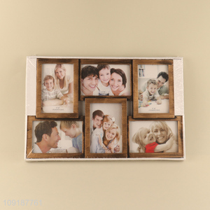 Hot Sale 6PCS 4X6 Inch Decorative Wall Hanging Plastic Picture Frames